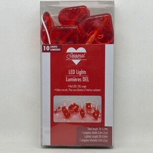Valentine Day Red Heart LED Lights